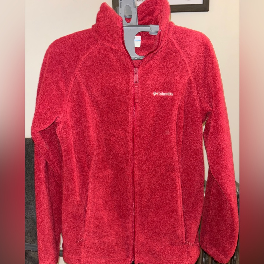 Columbia Red Fleece Jacket
